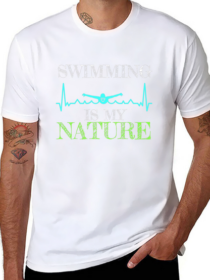 Swimming is My Nature T-Shirt - Unique Design