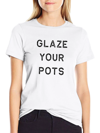 Glaze Your Pots Graphic Tee - Black T-Shirt