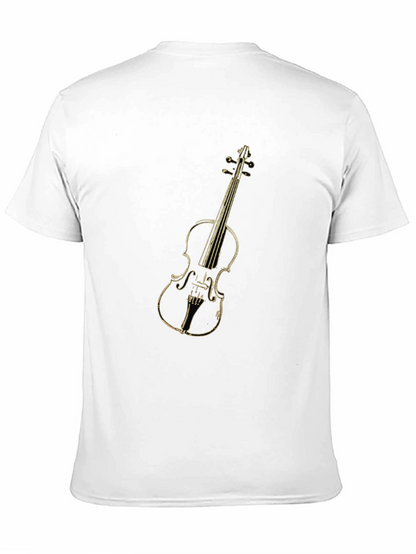 Musical T-Shirt: Violin Graphic Tee for Musicians