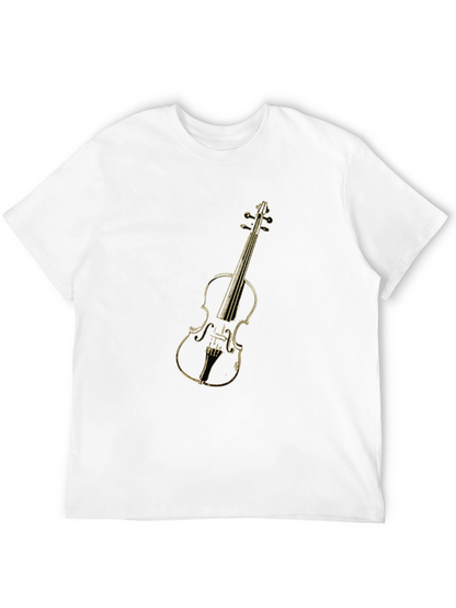Musical T-Shirt: Violin Graphic Tee for Musicians