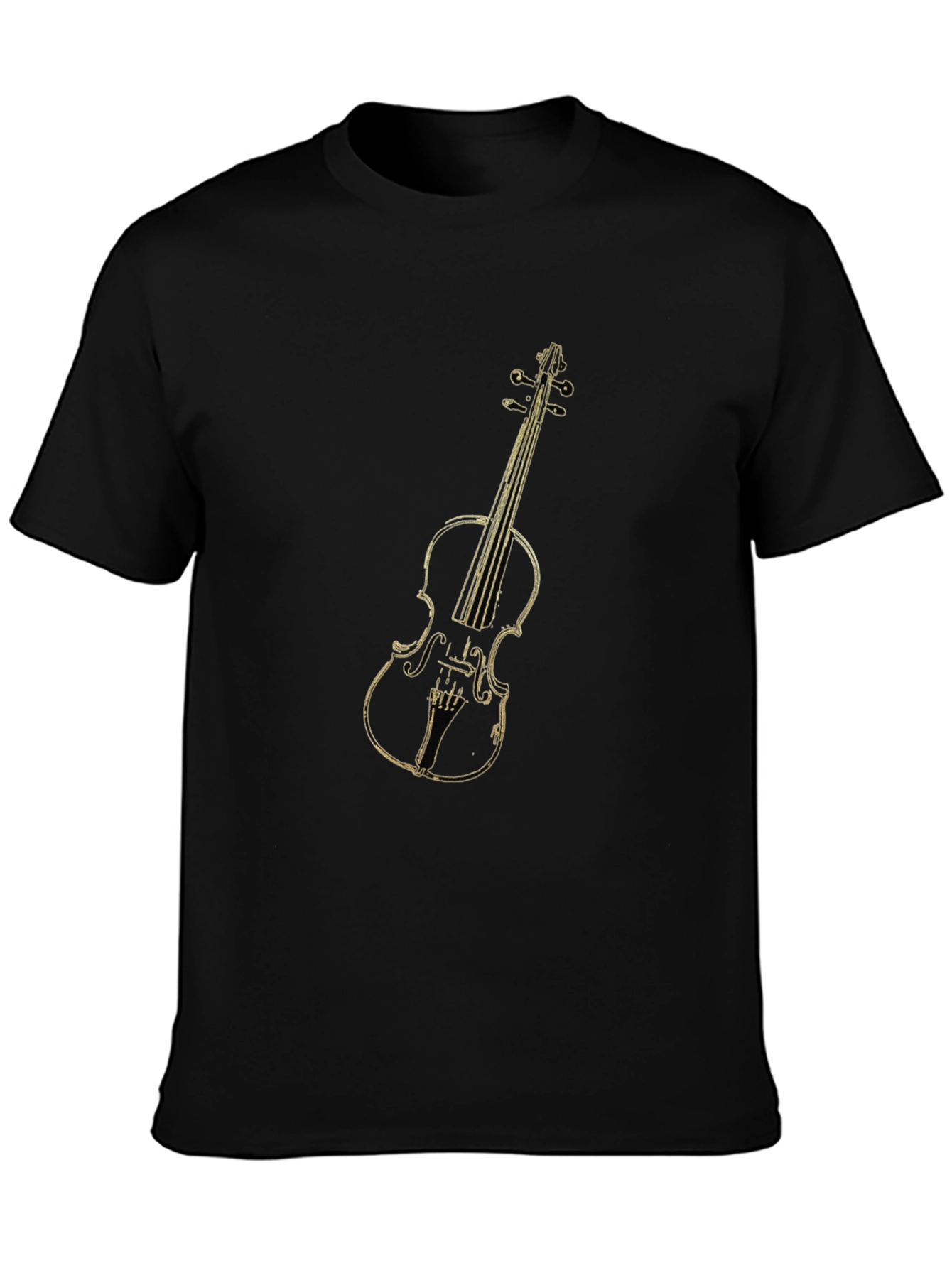 Musical T-Shirt: Violin Graphic Tee for Musicians