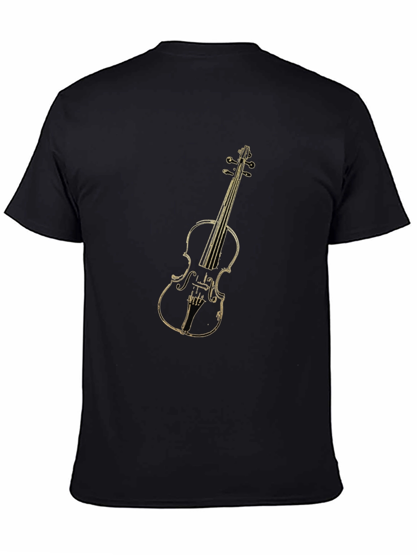 Musical T-Shirt: Violin Graphic Tee for Musicians