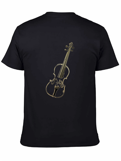 Musical T-Shirt: Violin Graphic Tee for Musicians