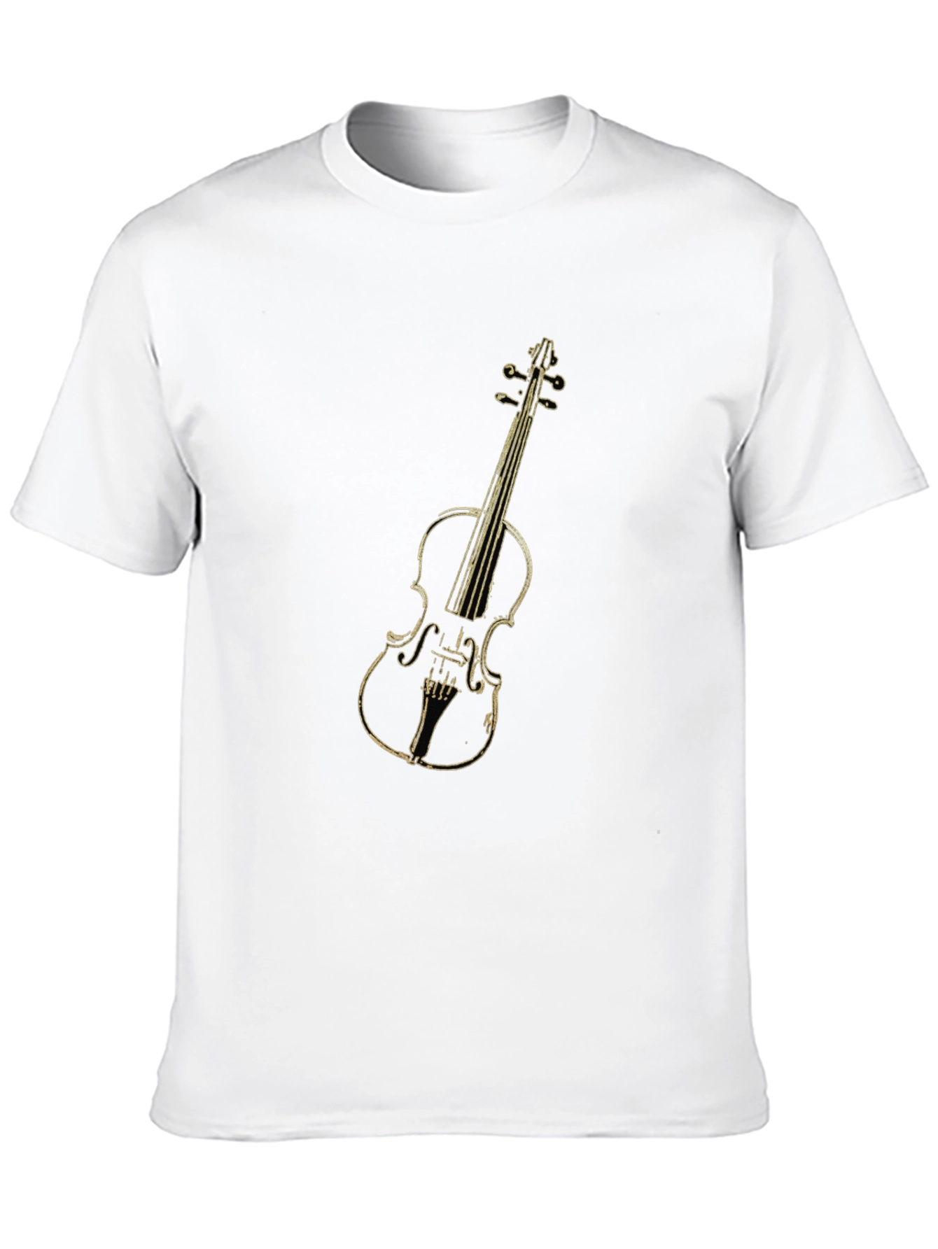 Musical T-Shirt: Violin Graphic Tee for Musicians