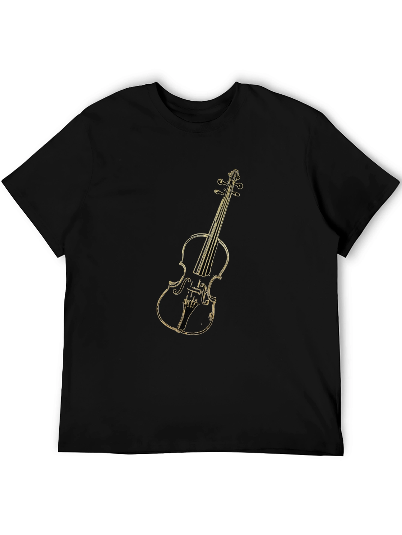 Musical T-Shirt: Violin Graphic Tee for Musicians