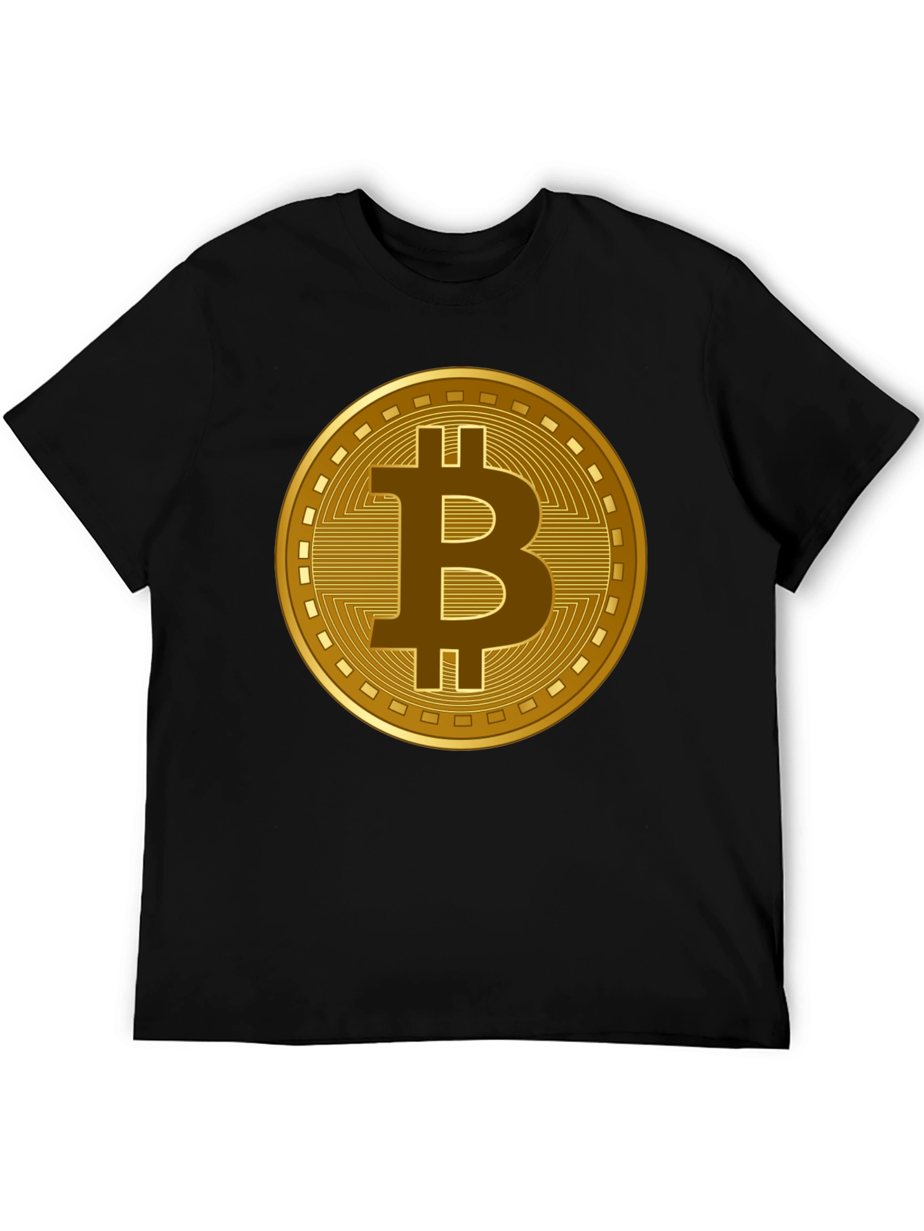 Bitcoin Crypto Graphic T-Shirt - Black