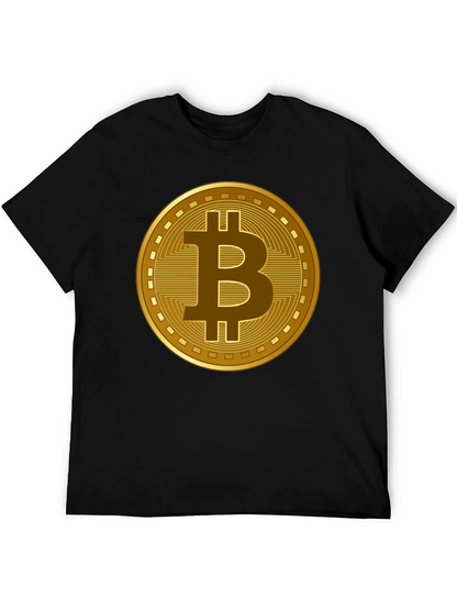 Bitcoin Crypto Graphic T-Shirt - Black