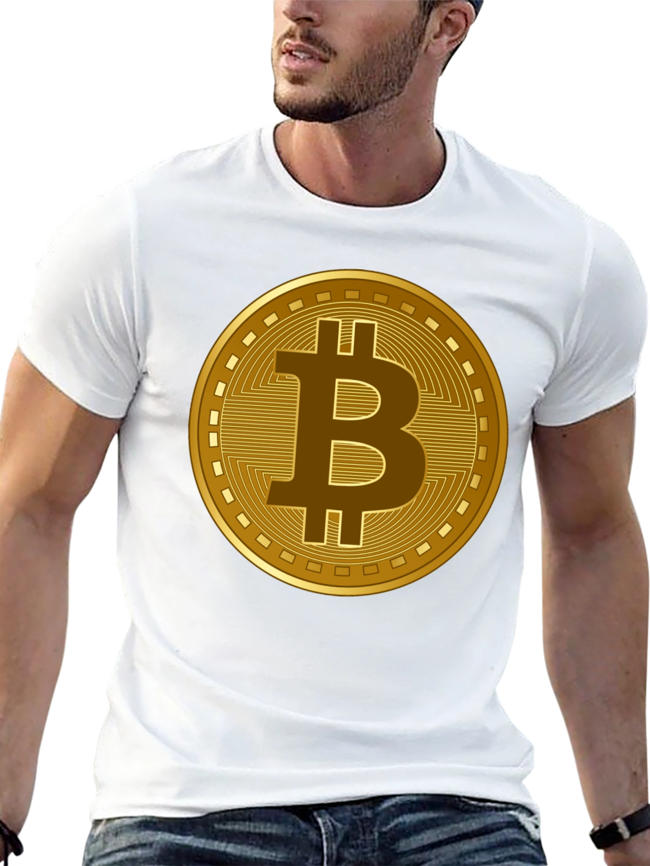 Bitcoin Crypto Graphic T-Shirt - Black