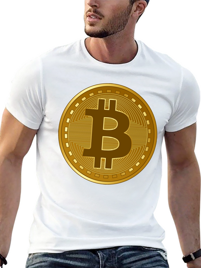 Bitcoin Crypto Graphic T-Shirt - Black