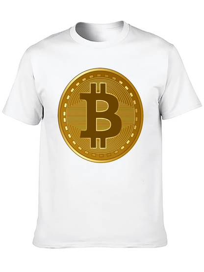 Bitcoin Crypto Graphic T-Shirt - Black