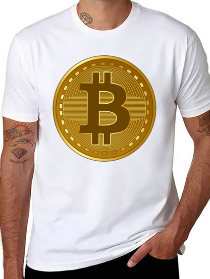 Bitcoin Crypto Graphic T-Shirt - Black