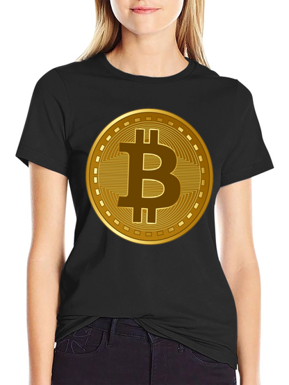 Bitcoin Crypto Graphic T-Shirt - Black