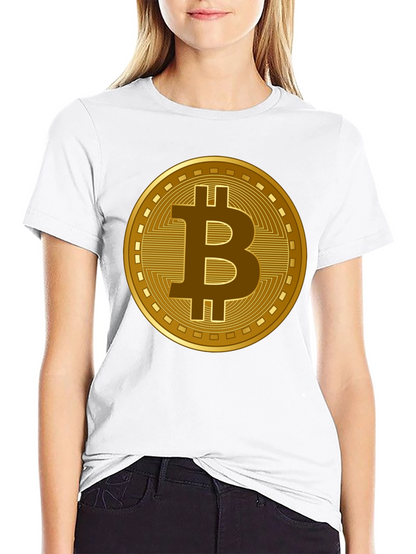 Bitcoin Crypto Graphic T-Shirt - Black