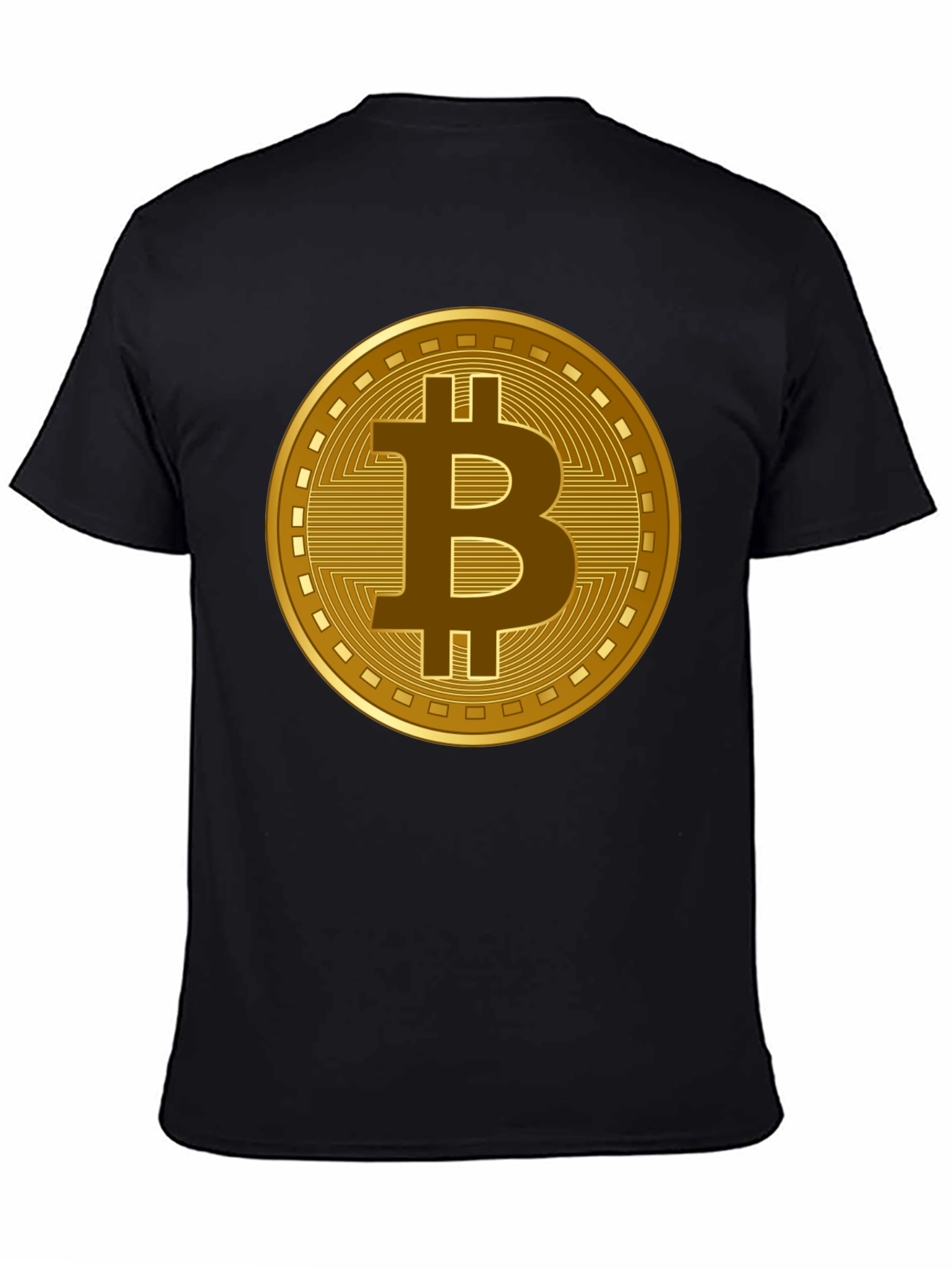 Bitcoin Crypto Graphic T-Shirt - Black