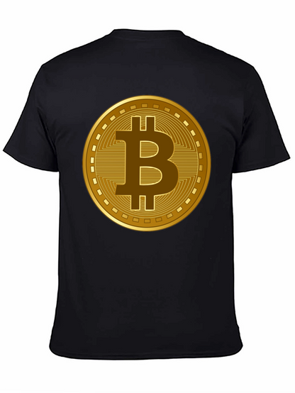 Bitcoin Crypto Graphic T-Shirt - Black