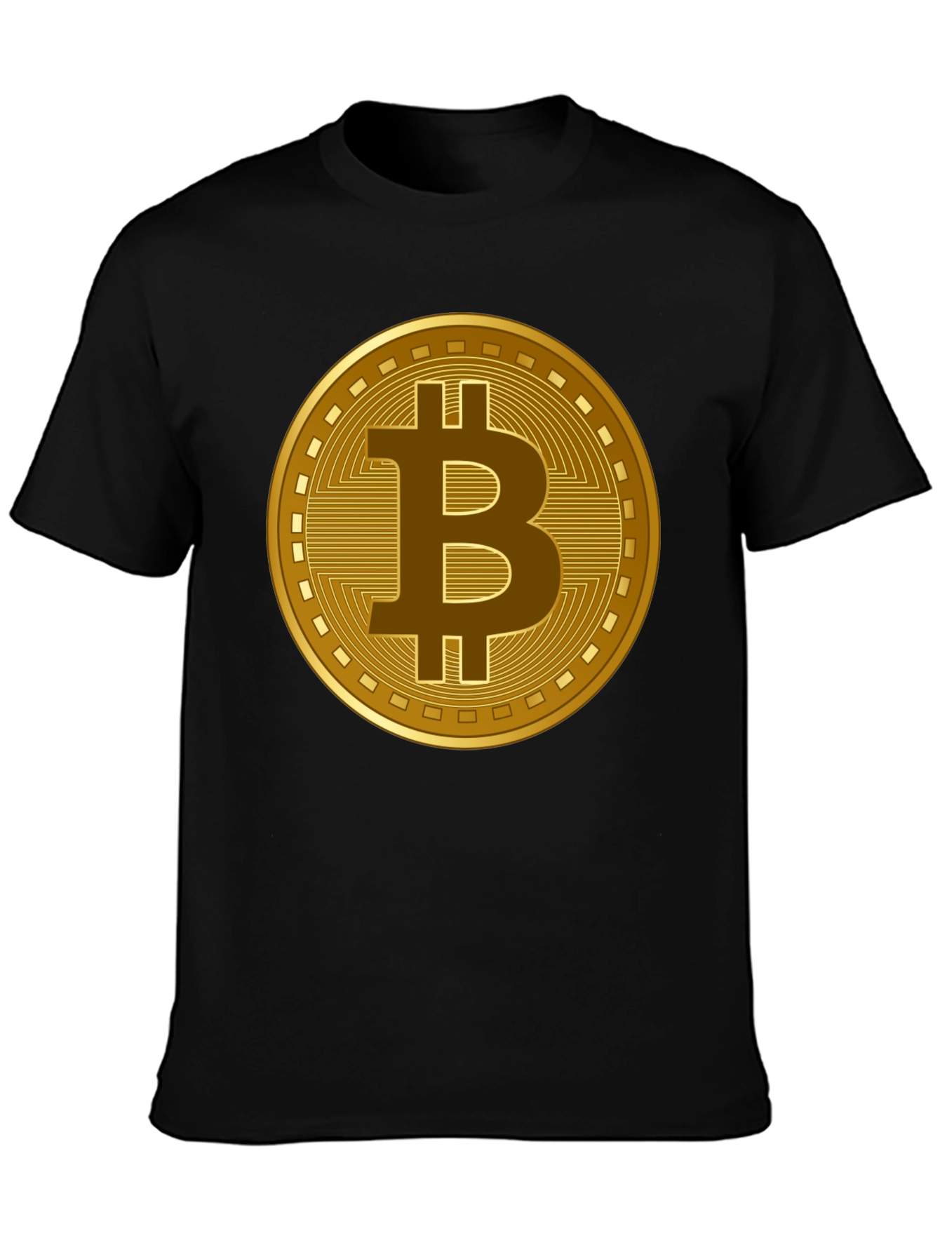 Bitcoin Crypto Graphic T-Shirt - Black