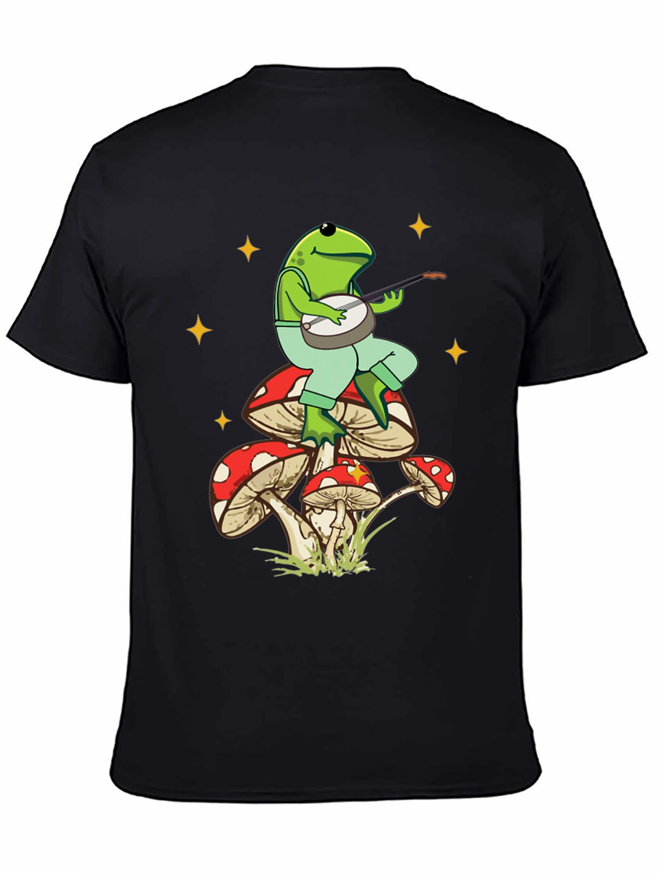 Frog Banjo Mushroom T-Shirt