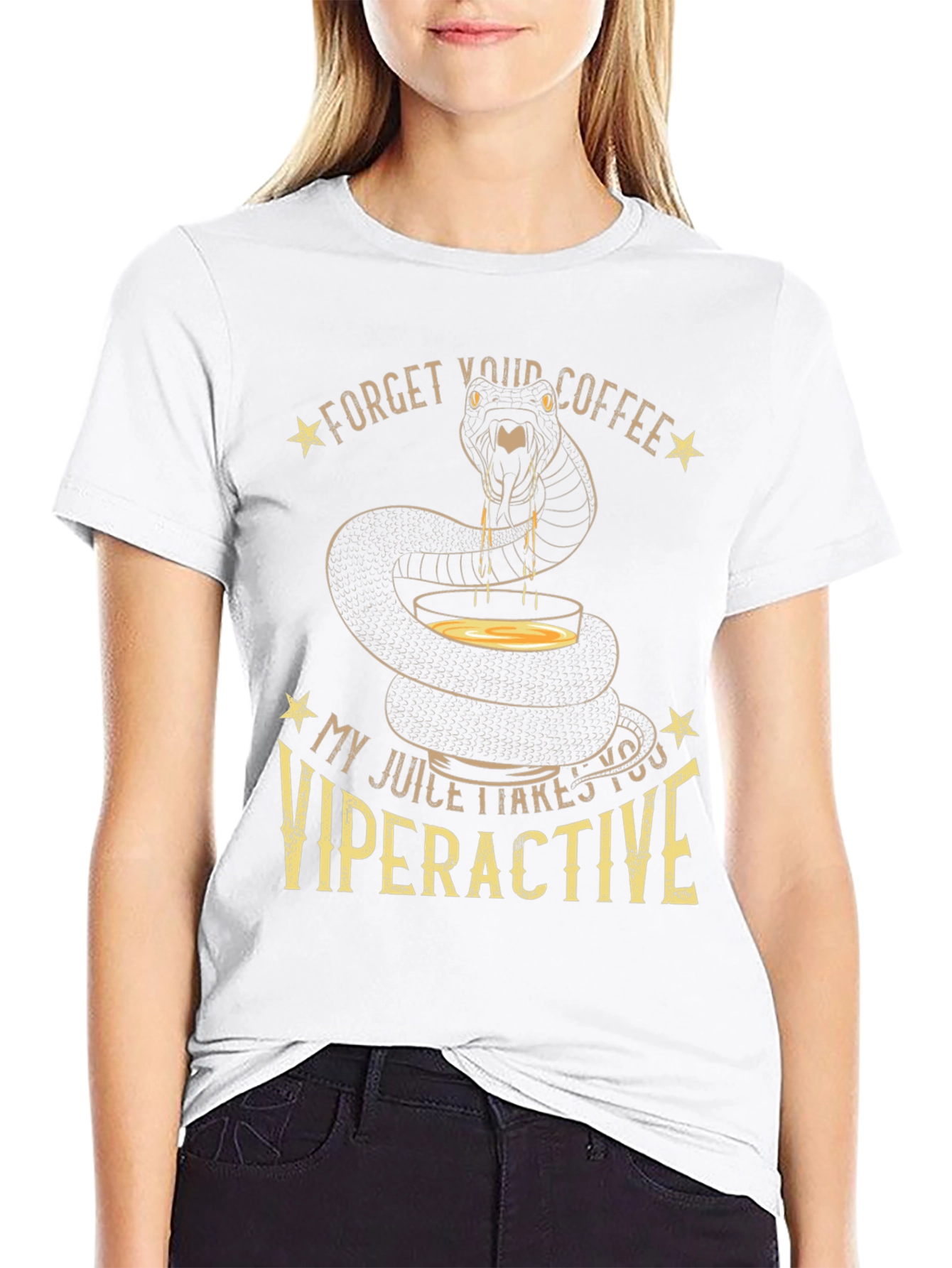 Viperactive T-Shirt - Snake Juice Forget Coffee