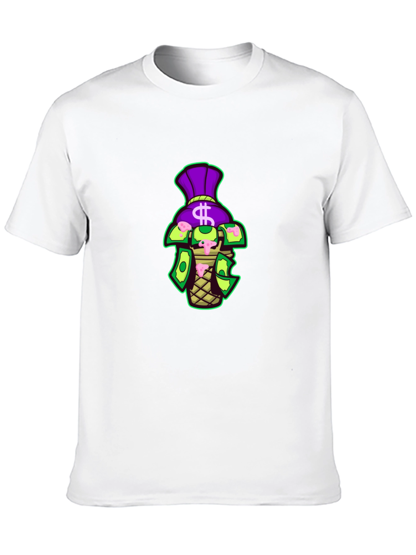 Money Bag Cone Graphic Tee