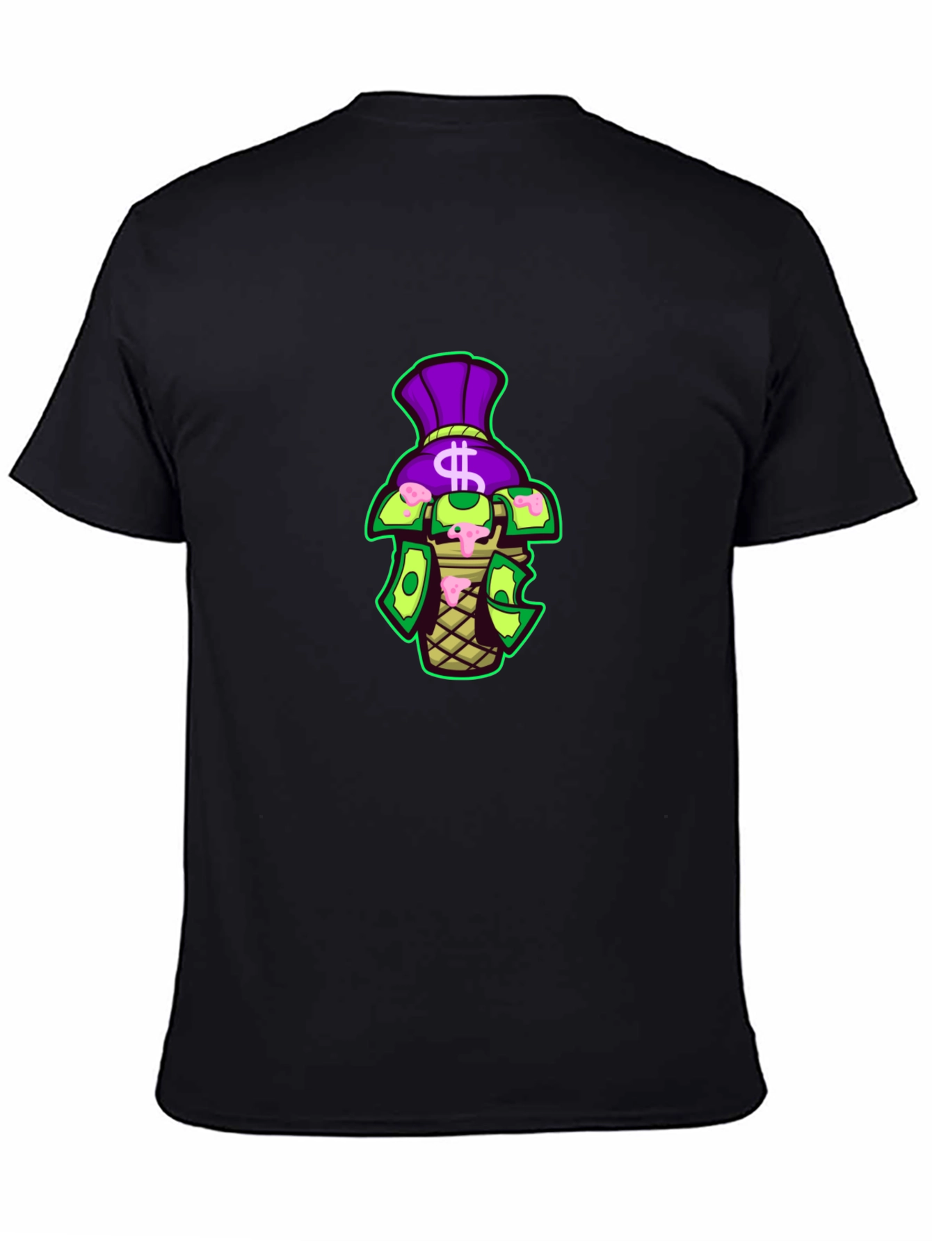 Money Bag Cone Graphic Tee