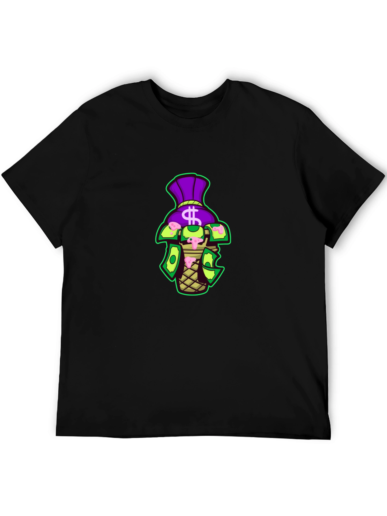 Money Bag Cone Graphic Tee