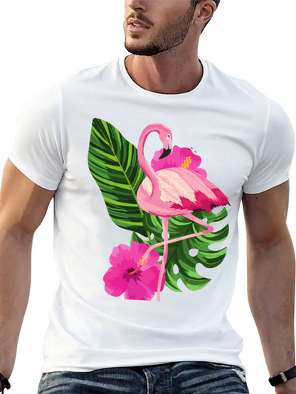 Flamingo Floral Graphic Tee