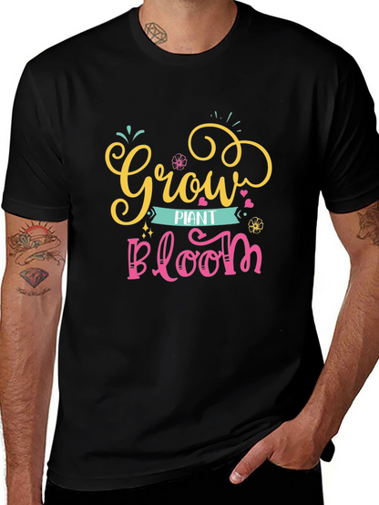 Grow Plant Bloom T-Shirt - Nature Lover Tee