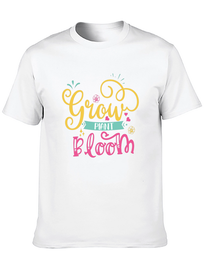 Grow Plant Bloom T-Shirt - Nature Lover Tee