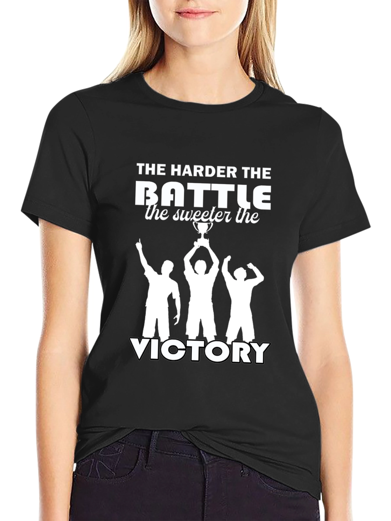 The Harder the Battle Victory T-Shirt