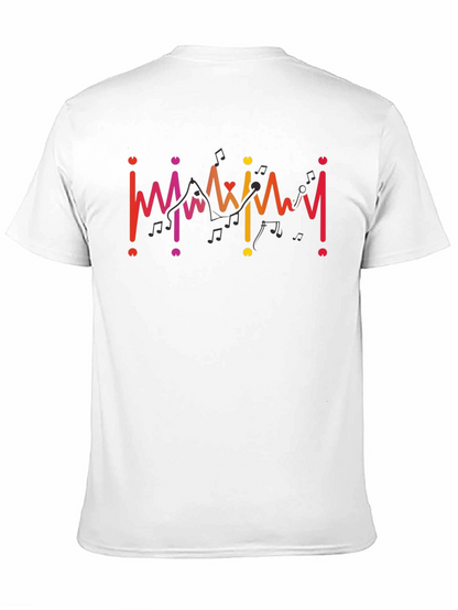 Musical Heartbeat T-Shirt - Black
