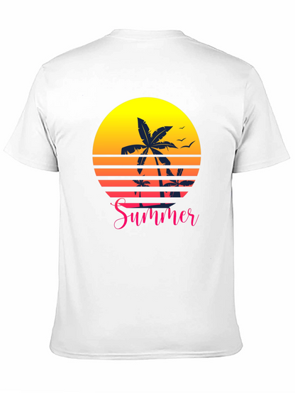 Retro Summer Palm Tree T-Shirt