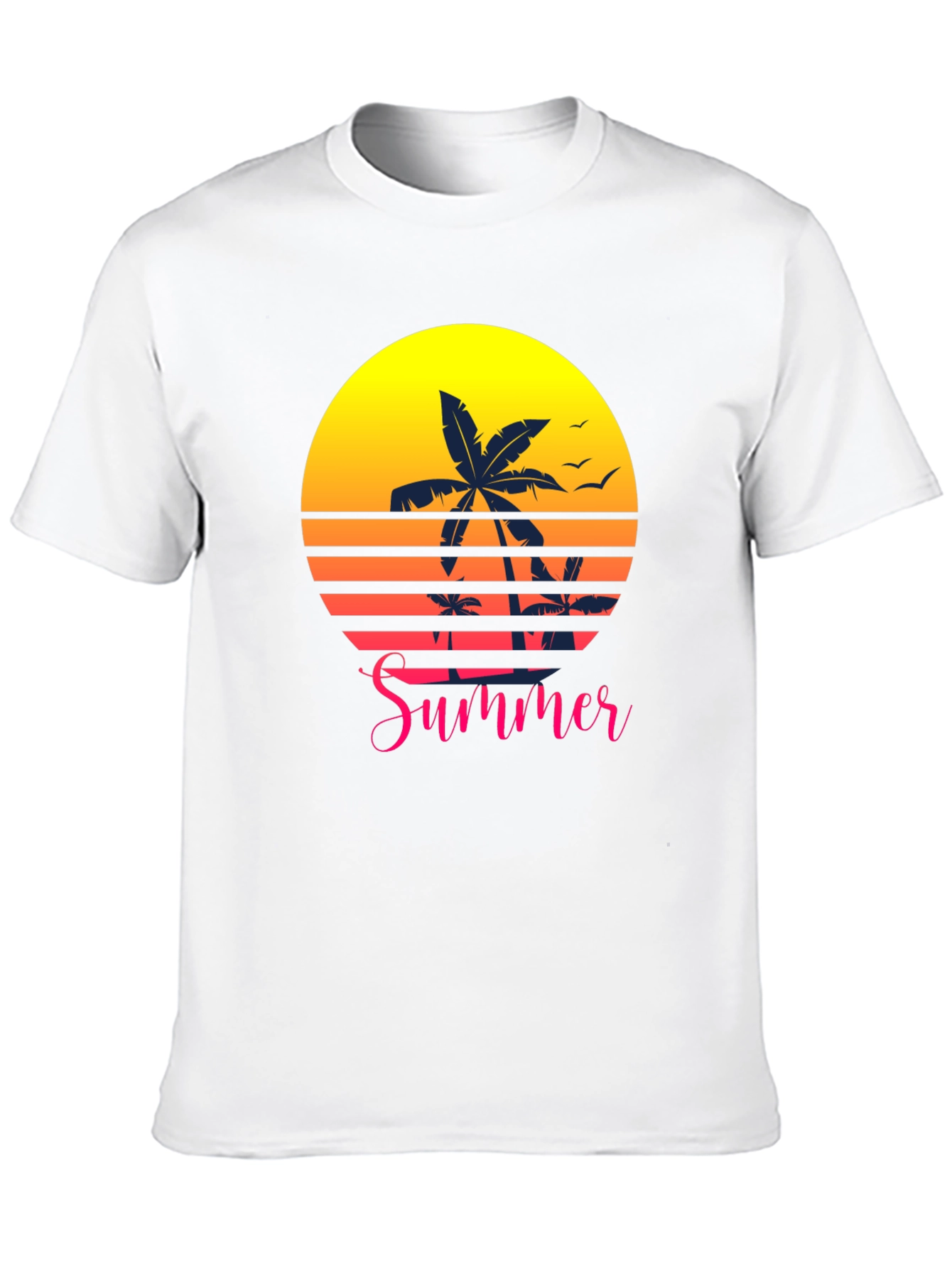Retro Summer Palm Tree T-Shirt