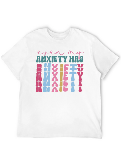 Anxiety Graphic Tee - Unique Statement Shirt