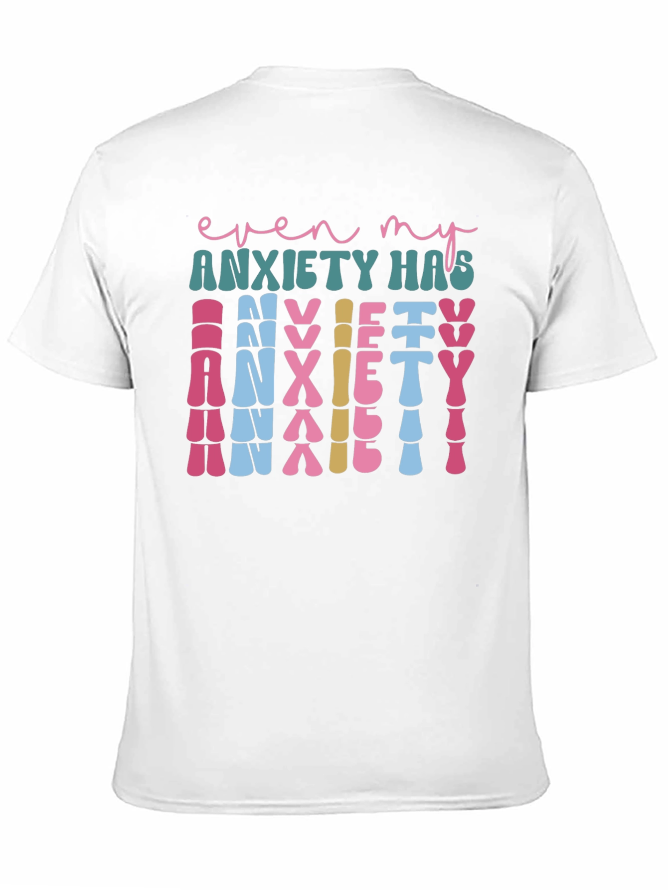 Anxiety Graphic Tee - Unique Statement Shirt