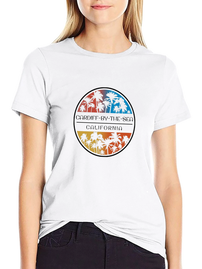 Cardiff-by-the-sea California Palm Tree Graphic Tee