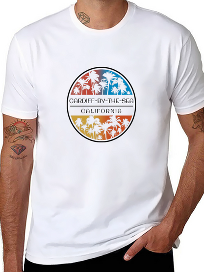 Cardiff-by-the-sea California Palm Tree Graphic Tee