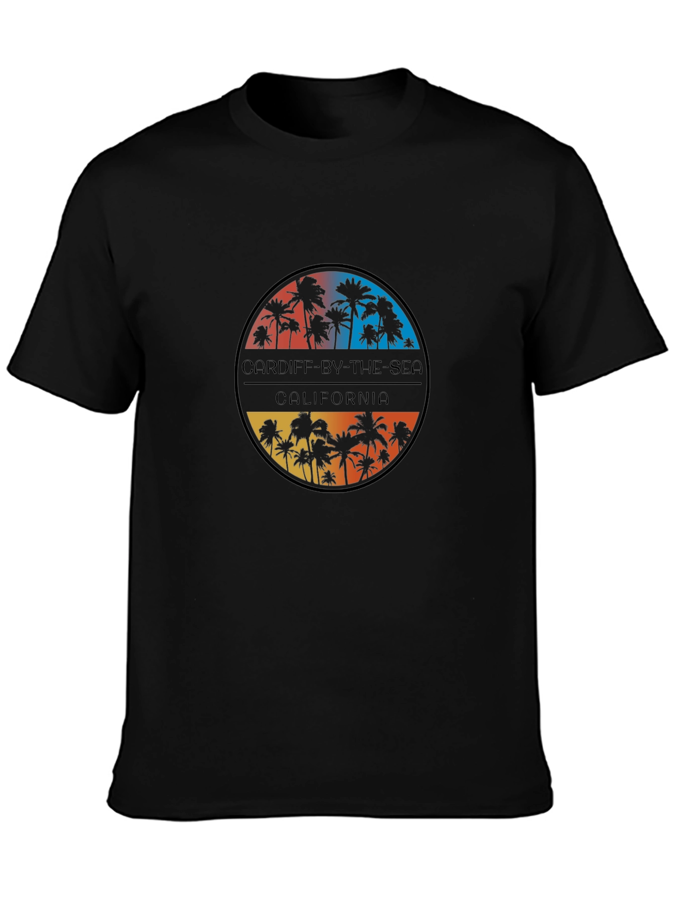 Cardiff-by-the-sea California Palm Tree Graphic Tee