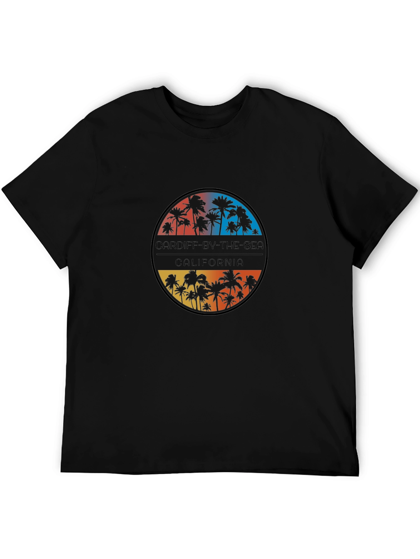 Cardiff-by-the-sea California Palm Tree Graphic Tee