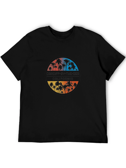 Cardiff-by-the-sea California Palm Tree Graphic Tee