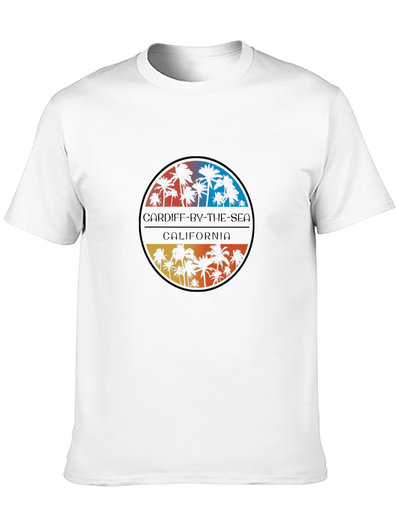 Cardiff-by-the-sea California Palm Tree Graphic Tee