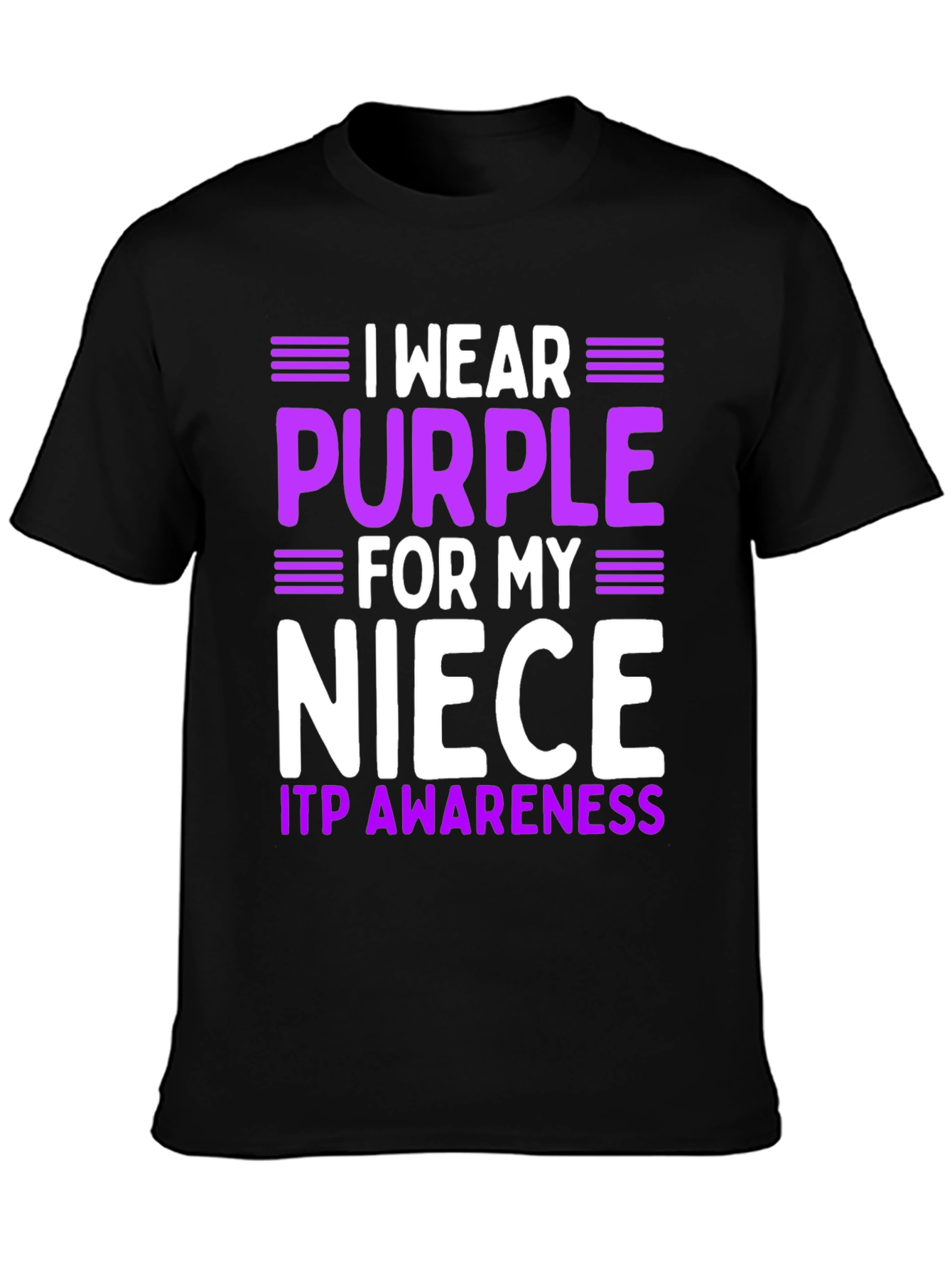 Purple Niece ITP Awareness T-Shirt
