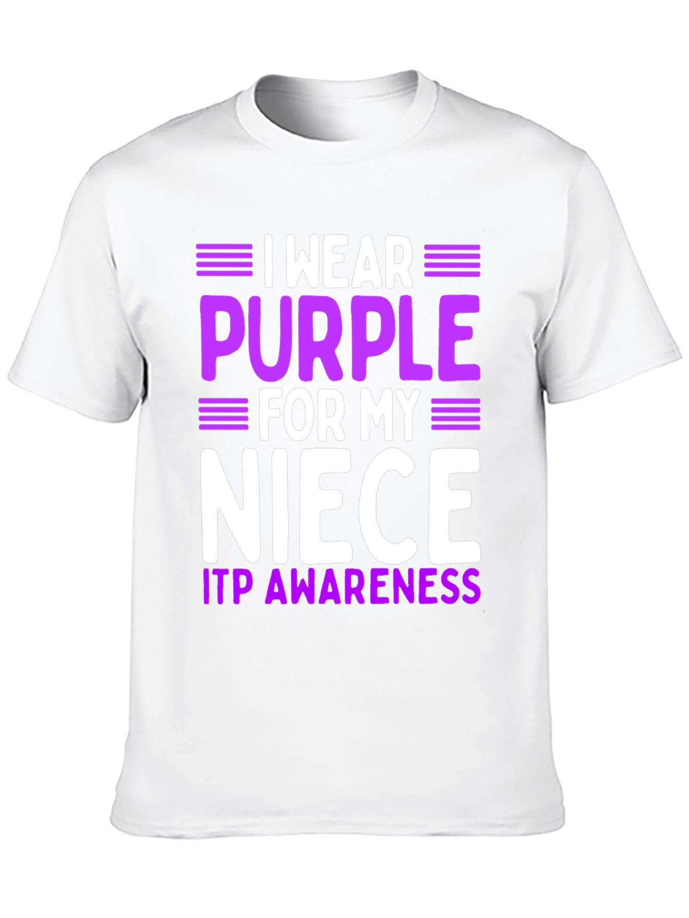 Purple Niece ITP Awareness T-Shirt