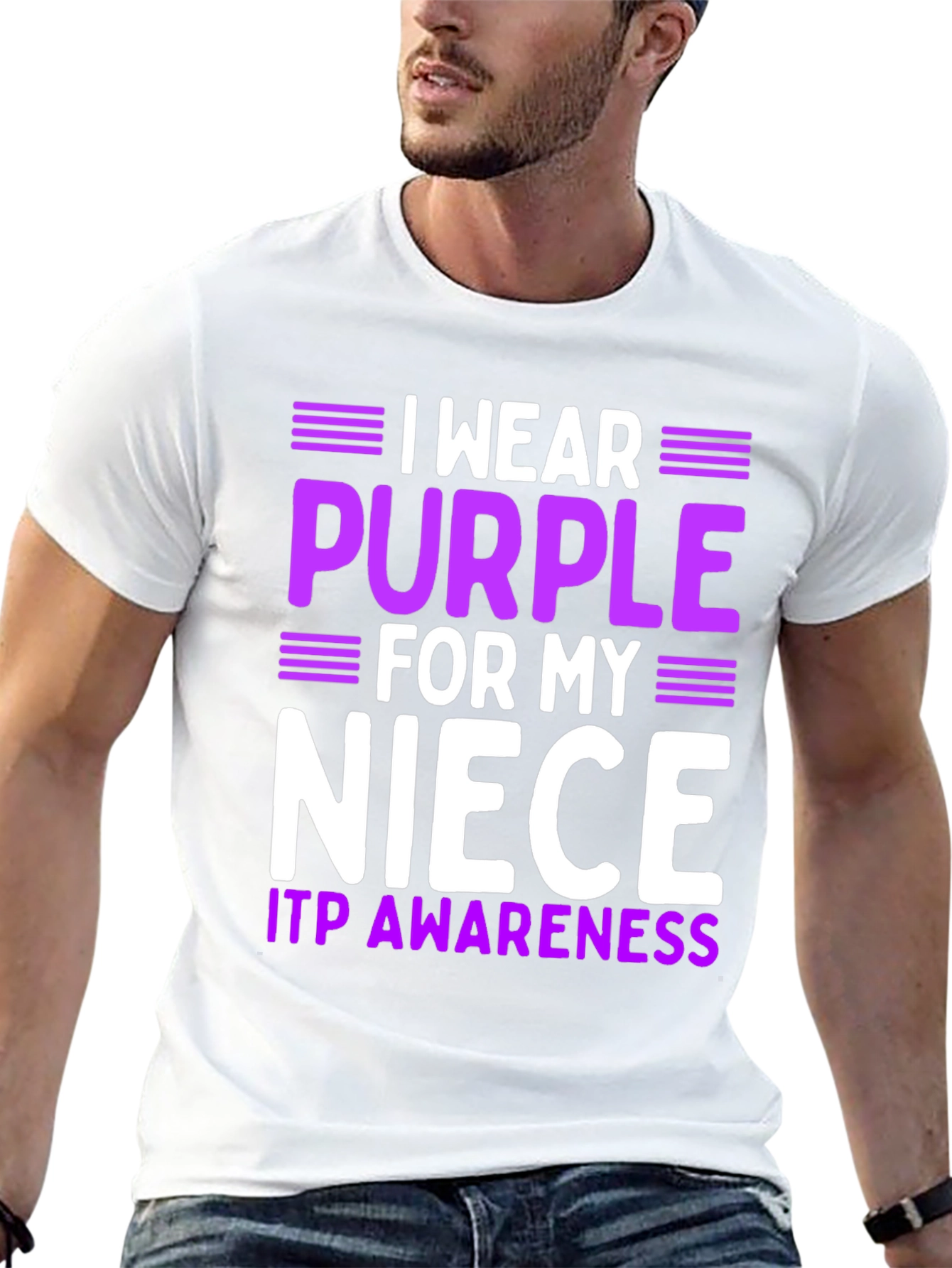 Purple Niece ITP Awareness T-Shirt