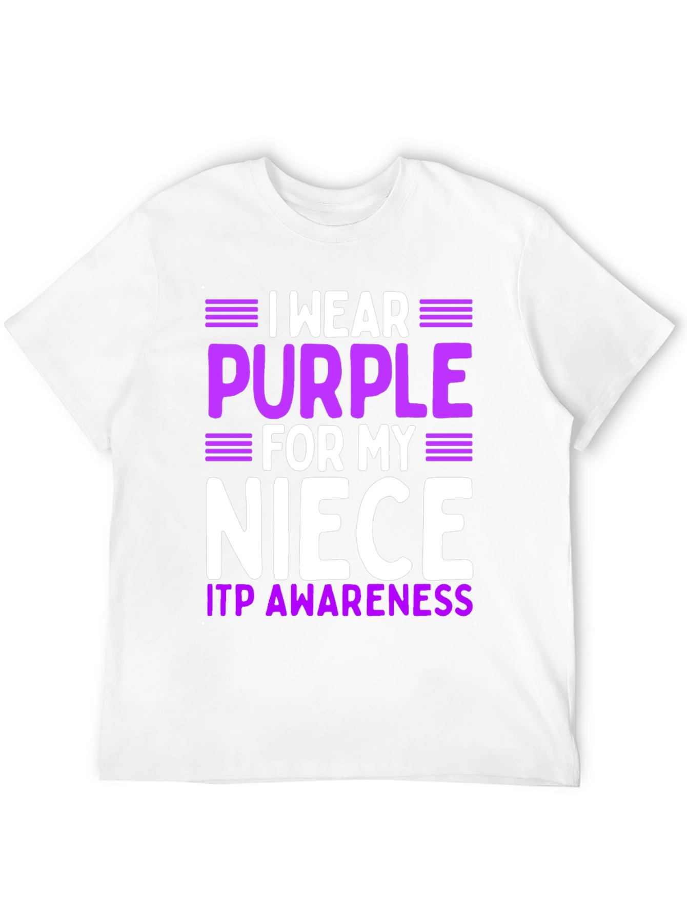 Purple Niece ITP Awareness T-Shirt