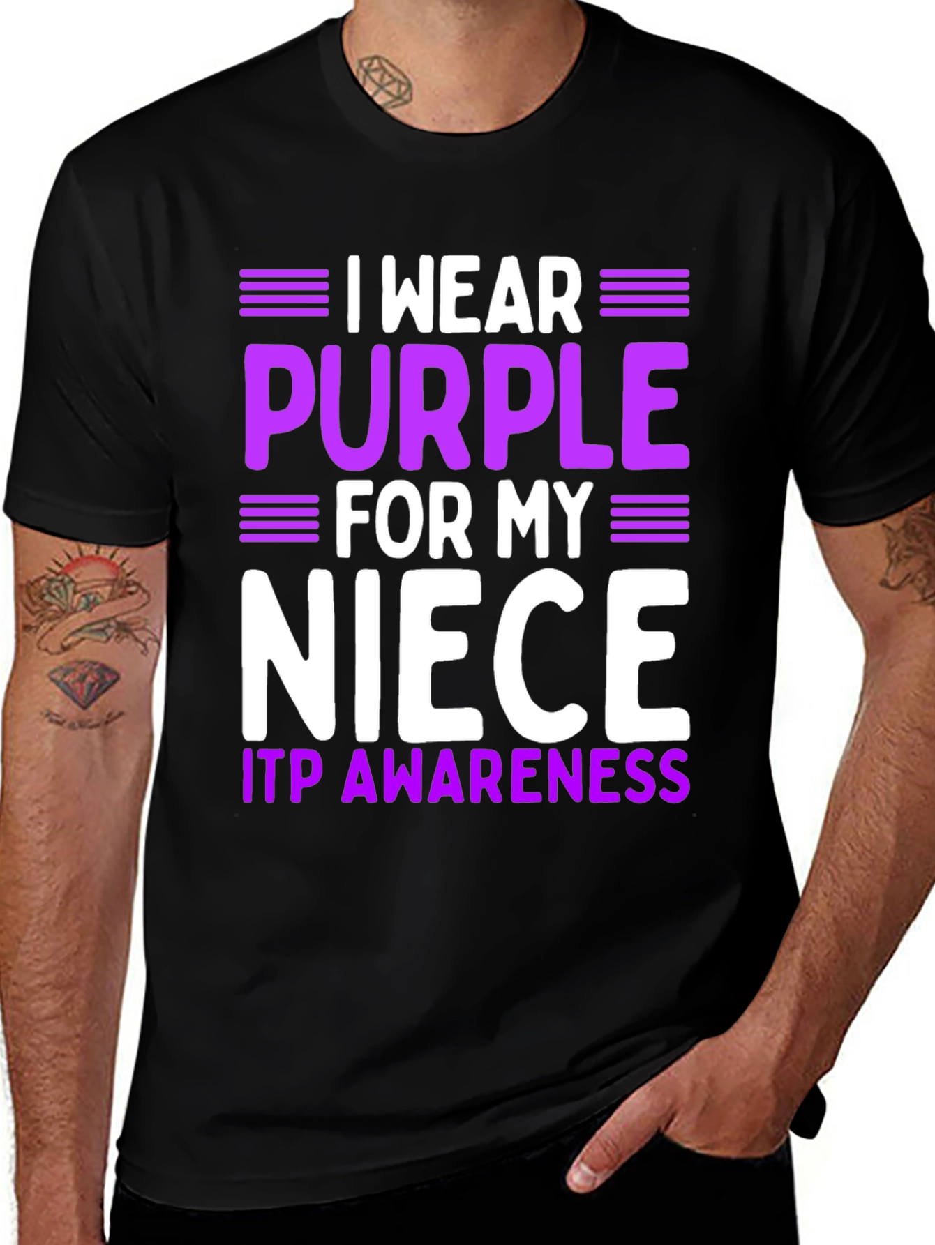 Purple Niece ITP Awareness T-Shirt