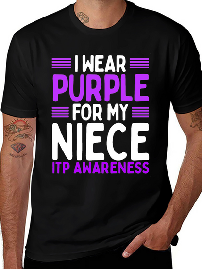 Purple Niece ITP Awareness T-Shirt