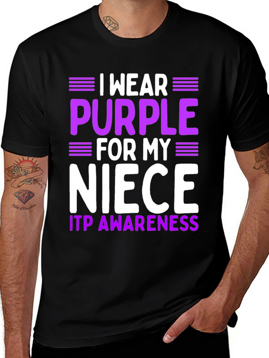Purple Niece ITP Awareness T-Shirt