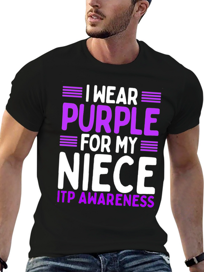 Purple Niece ITP Awareness T-Shirt