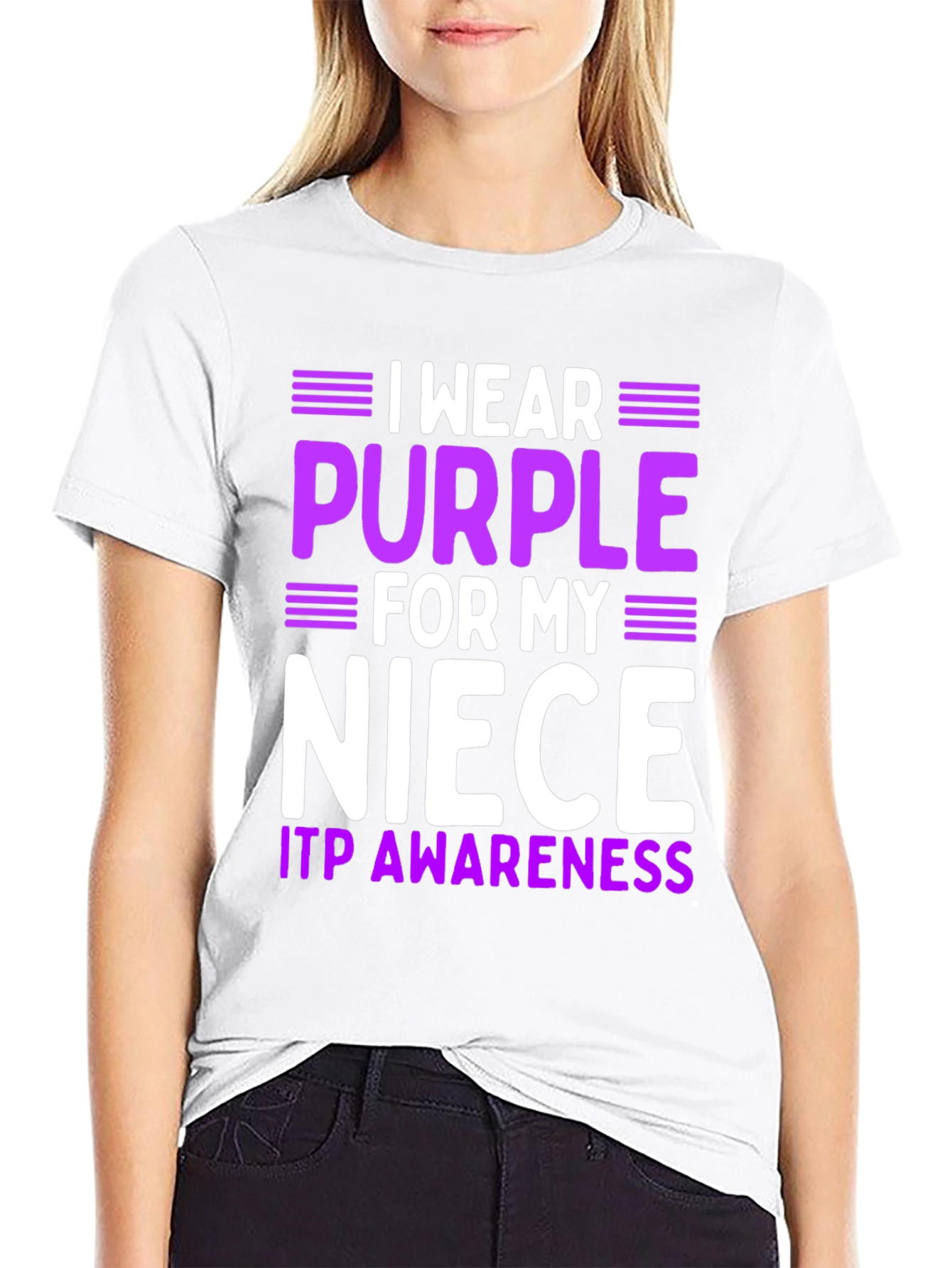 Purple Niece ITP Awareness T-Shirt