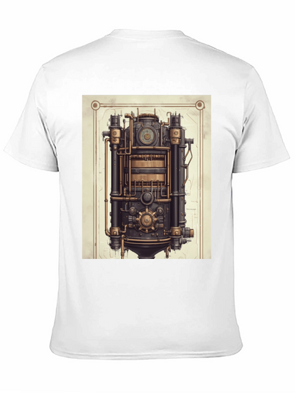 Steampunk Engine Graphic T-Shirt